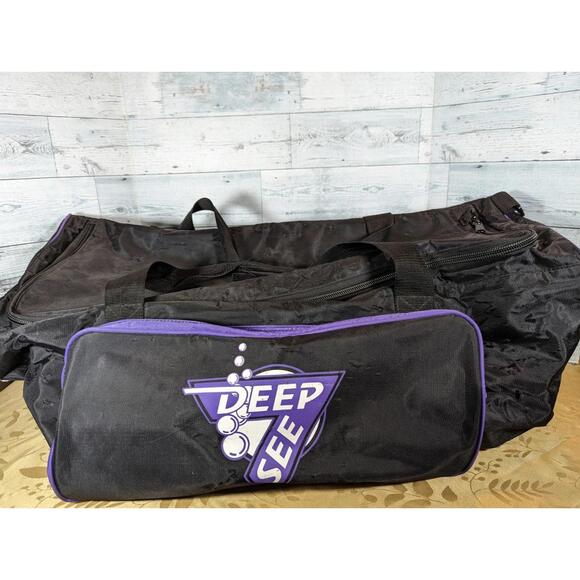 32 Inch Purple Deep See SCUBA Diving Duffle Gear Storage Bag Original! Mesh!
